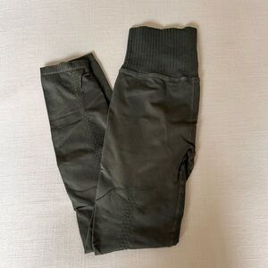 Green Free People Leggings